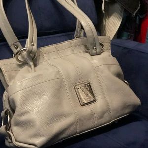 Grey Tignanello Handbag